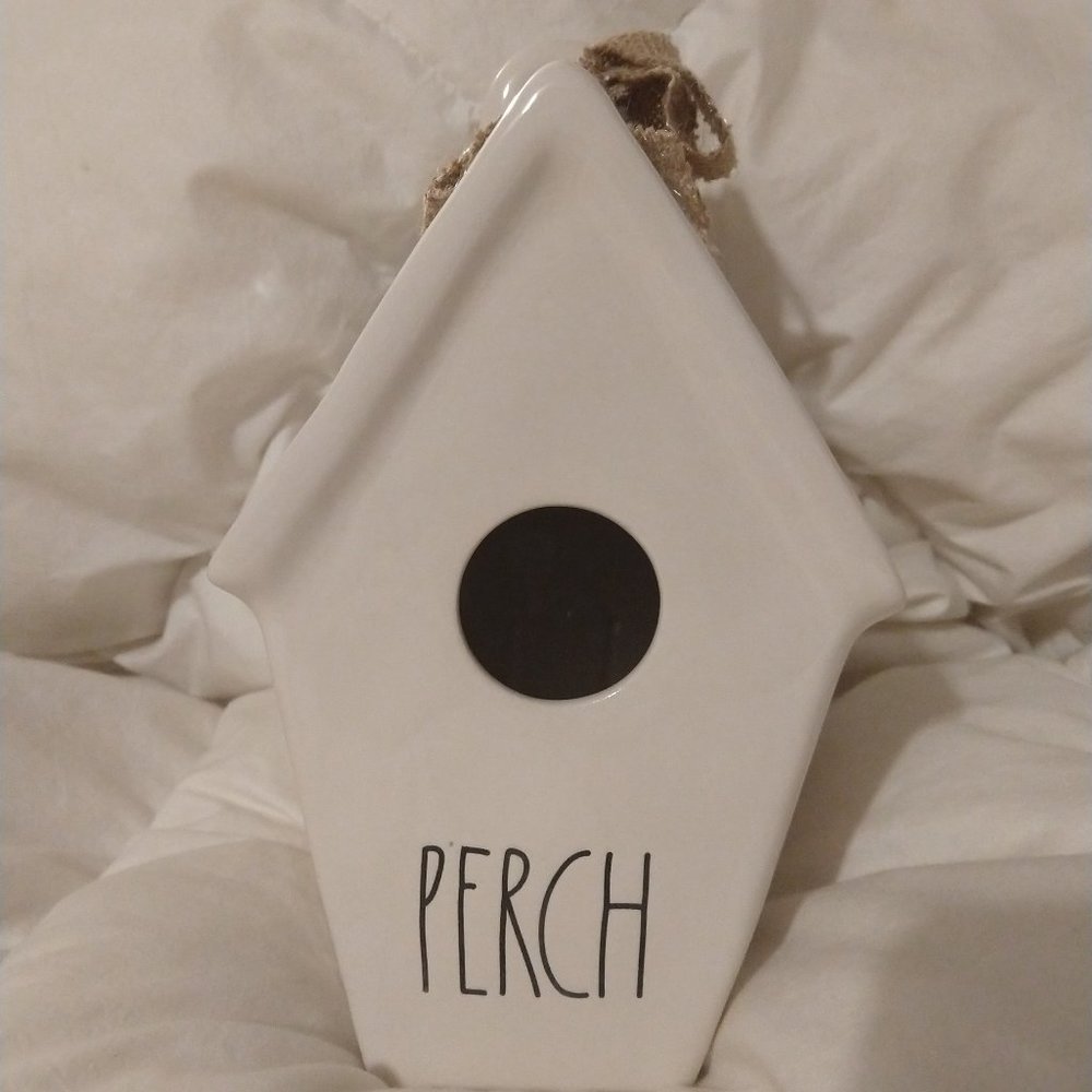Rae Dunn Taper Perch Birdhouse